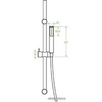 Душевой гарнитур  Laveo Pretto NLP 01A2 - Превью изображения №2 — Интернет-магазин ПроЗаказ
