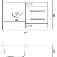 Кухонная мойка Quadron HB8203U1-BS_P2O - Превью изображения №6 — Интернет-магазин ПроЗаказ