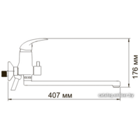 Смеситель Wasserkraft Isen 2602L - Превью изображения №3 — Интернет-магазин ПроЗаказ