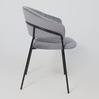 Стул с подлокотниками Алвест AV 433 (темно-серый бархат H-15/черный) - Превью изображения №9 — Интернет-магазин ПроЗаказ