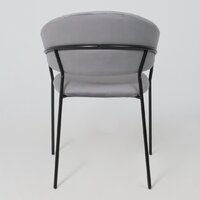 Стул с подлокотниками Алвест AV 433 (темно-серый бархат H-15/черный) - Превью изображения №10 — Интернет-магазин ПроЗаказ