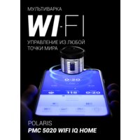 Мультиварка Polaris PMC 5020 Wi-Fi IQ Home (серебристый) - Превью изображения №3 — Интернет-магазин ПроЗаказ
