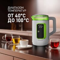 Электрический чайник Weissgauff WK 1520 Dw Touch BodyCool - Превью изображения №18 — Интернет-магазин ПроЗаказ