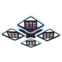 Припотолочная люстра Ambrella light FA287/4 CF/TI (кофе/янтарь) - Превью изображения №4 — Интернет-магазин ПроЗаказ