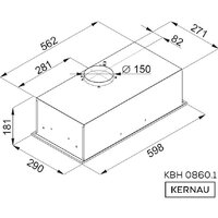 Кухонная вытяжка Kernau KBH 0860.1 W - Превью изображения №4 — Интернет-магазин ПроЗаказ