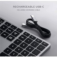 Клавиатура Satechi Slim X3 (серый) - Превью изображения №3 — Интернет-магазин ПроЗаказ