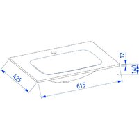 Умывальник Lauter Emma стеклянный (матовый) - Превью изображения №2 — Интернет-магазин ПроЗаказ