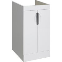  Runo Тумба с умывальником Лира 45 + Гамма 105 лайт с правым крылом (напольная, белый) - Превью изображения №3 — Интернет-магазин ПроЗаказ