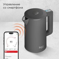 Электрический чайник Redmond (Редмонд) SkyKettle KM231S (серый) - Превью изображения №2 — Интернет-магазин ПроЗаказ