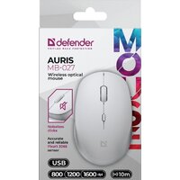 Мышь Defender Auris MB-027 (белый) - Превью изображения №6 — Интернет-магазин ПроЗаказ