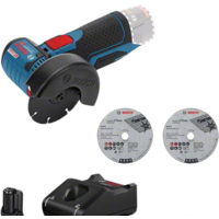 Угловая шлифмашина Bosch GWS 12V-76 Professional 0615990M3E (с 1-им АКБ 2 Ah) - Превью изображения №1 — Интернет-магазин ПроЗаказ