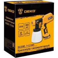 Краскораспылитель Deko SG20D 081-1072 (с 1-им АКБ) - Превью изображения №5 — Интернет-магазин ПроЗаказ