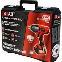 Гайковерт Brait BCIW20-4-400PU Pro 21.01.205.101 (с 1-им АКБ, кейс) - Превью изображения №8 — Интернет-магазин ПроЗаказ