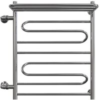 Полотенцесушитель Granula Браво, с полочкой боковое подключение левое 50х80 см - Превью изображения №2 — Интернет-магазин ПроЗаказ