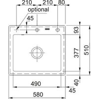 Кухонная мойка Franke Mythos MTK 610-49 124.0442.552 (черный матовый) - Превью изображения №2 — Интернет-магазин ПроЗаказ