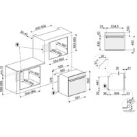 Электрический духовой шкаф Smeg SO6302TX - Превью изображения №10 — Интернет-магазин ПроЗаказ