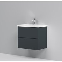  AM.PM Тумба под умывальник Gem 60 M90FHX06022GM (2 ящика, графит) - Превью изображения №2 — Интернет-магазин ПроЗаказ