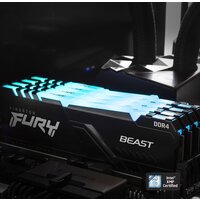 Оперативная память Kingston FURY Beast RGB 16ГБ DDR4 2666 МГц KF426C16BB12A/16 - Превью изображения №9 — Интернет-магазин ПроЗаказ