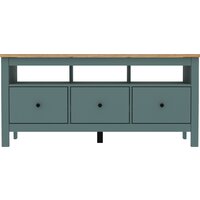 Тумба Mio Tesoro Сага 3 ящика 2.08.03.090.16 (темно-бирюзовый/ясень) - Превью изображения №3 — Интернет-магазин ПроЗаказ