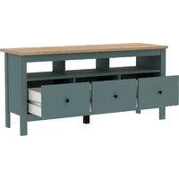 Тумба Mio Tesoro Сага 3 ящика 2.08.03.090.16 (темно-бирюзовый/ясень) - Превью изображения №2 — Интернет-магазин ПроЗаказ