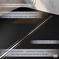Трап/канал Lauter 210S321-GH 1200x31 (хром) - Превью изображения №2 — Интернет-магазин ПроЗаказ