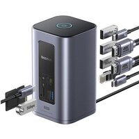 Док-станция Baseus Nomos NU1 Air Win 12-in-1 Docking Station B00568103813-00 - Превью изображения №4 — Интернет-магазин ПроЗаказ