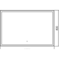  Silver Mirrors Зеркало Ливия 120x80 ФР-1758 - Превью изображения №2 — Интернет-магазин ПроЗаказ