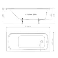 Ванна Triton Стандарт 160x70 (с каркасом, экраном и сифоном) - Превью изображения №2 — Интернет-магазин ПроЗаказ