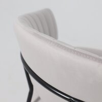 Стул с подлокотниками Алвест AV 433 (светло-серый бархат H-09/черный) - Превью изображения №14 — Интернет-магазин ПроЗаказ