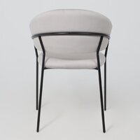 Стул с подлокотниками Алвест AV 433 (светло-серый бархат H-09/черный) - Превью изображения №10 — Интернет-магазин ПроЗаказ