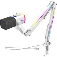 Проводной микрофон FIFINE AM8PROTW (белый) - Превью изображения №2 — Интернет-магазин ПроЗаказ