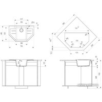 Кухонная мойка Ulgran U-609 (328 бежевый) - Превью изображения №3 — Интернет-магазин ПроЗаказ