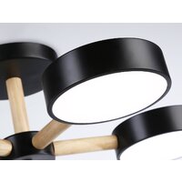 Припотолочная люстра Ambrella light FL4828/5 BK - Превью изображения №5 — Интернет-магазин ПроЗаказ