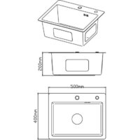 Кухонная мойка Diadonna S5040-1 - Превью изображения №3 — Интернет-магазин ПроЗаказ