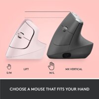 Вертикальная мышь Logitech Lift (розовый) - Превью изображения №8 — Интернет-магазин ПроЗаказ