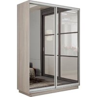 Трия Румер-2 СШК 3.140.70-13.13 2-х дверный (ясень шимо светлый/зеркало/зеркало)