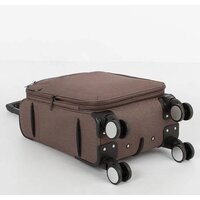 Чемодан-спиннер Grott 338-1001/3-20 (коричневый) - Превью изображения №4 — Интернет-магазин ПроЗаказ