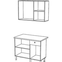 Готовая кухня Горизонт Point 120 (сонома) - Превью изображения №2 — Интернет-магазин ПроЗаказ