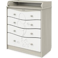 Атон Мебель Сириус Kristoff с рисунком 804 МДФ (шимо светлый/белый)