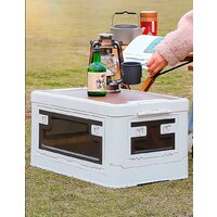 Органайзер для хранения Happy Home складной со столиком HH-014 60 л (белый) - Превью изображения №4 — Интернет-магазин ПроЗаказ
