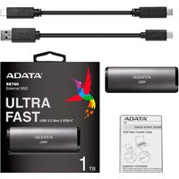 Внешний накопитель ADATA SE760 512GB ASE760-512GU32G2-CTI (титан) - Превью изображения №5 — Интернет-магазин ПроЗаказ