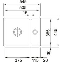 Кухонная мойка Franke Kubus KBK 160-38-12 126.0380.009 (снежно-белый) - Превью изображения №10 — Интернет-магазин ПроЗаказ