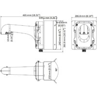 Крепление для камер видеонаблюдения Hikvision DS-1604ZJ-CORNER - Превью изображения №7 — Интернет-магазин ПроЗаказ