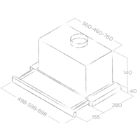 Кухонная вытяжка Elica Elite 14 Lux GRVT/A/90 PRF0098879B - Превью изображения №2 — Интернет-магазин ПроЗаказ