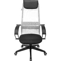 Офисное кресло Бюрократ CH-607 (светло-серый TW-02/сетка) - Превью изображения №3 — Интернет-магазин ПроЗаказ