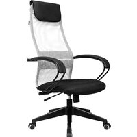 Бюрократ CH-607 (светло-серый TW-02/сетка)