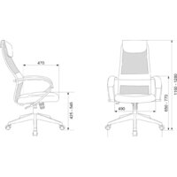 Офисное кресло Бюрократ CH-607 (светло-серый TW-02/сетка) - Превью изображения №15 — Интернет-магазин ПроЗаказ