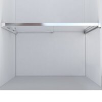 Душевая дверь Vincea Lugano VDS-1L130CLB-1 (черный/прозрачное) - Превью изображения №3 — Интернет-магазин ПроЗаказ
