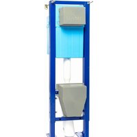 Инсталляция для унитаза SIAMP Bcu Ingenio с панелью Sphere (матовый хром) - Превью изображения №7 — Интернет-магазин ПроЗаказ