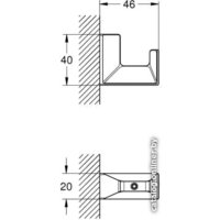 Крючок для ванны Grohe 40782000 - Превью изображения №2 — Интернет-магазин ПроЗаказ